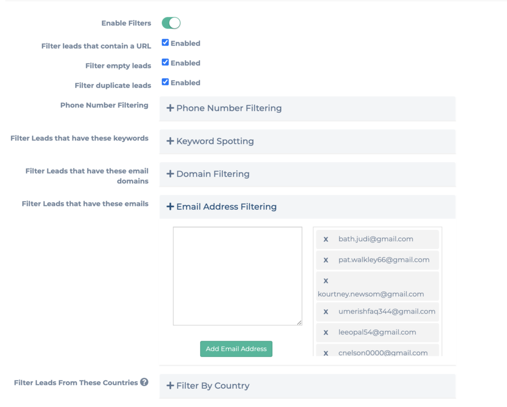 Stop Spam Forms By Email Address
